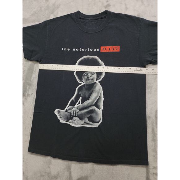 The Notorious BIG Biggie Smalls T-Shirt Size L Black Ready To Die Graphic Rap - Picture 4 of 7